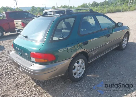 1999 Subaru Impreza Outback Sport из США, поврежденный, VIN JF1GF4853XH813001